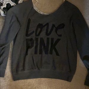 Victoria’s Secret Pink off the shoulder sweatshirt